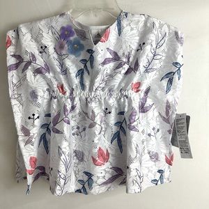 Official Disney Girls White Floral Lace Swimsuit Coverup With high end d…